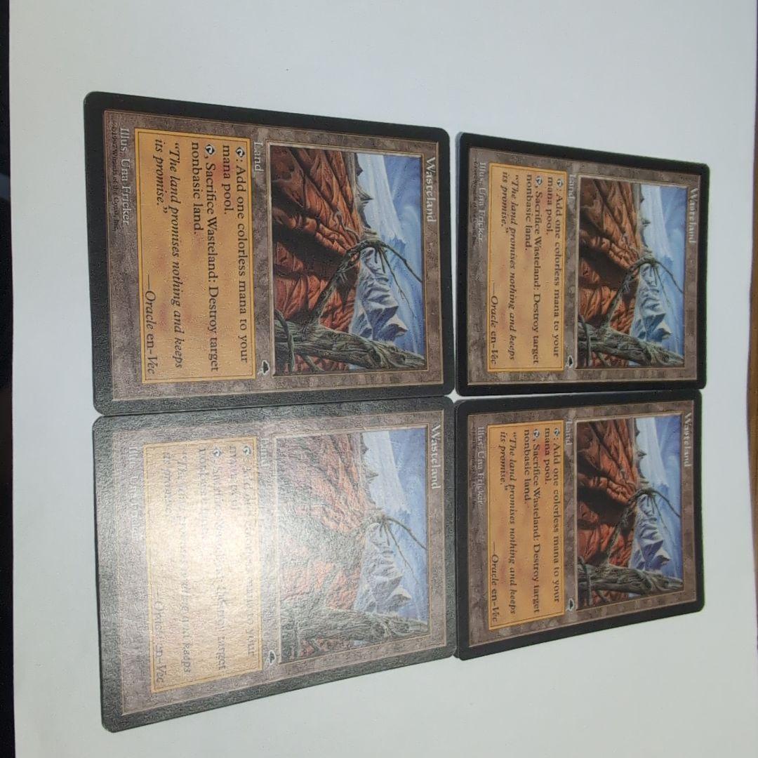 不毛の大地　4枚セット mtg