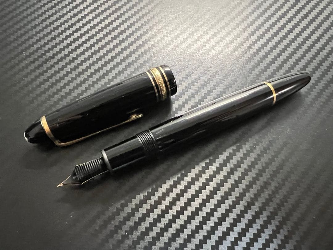 モンブラン マイスターシュテュック 146 万年筆 F 細字 14K 全金