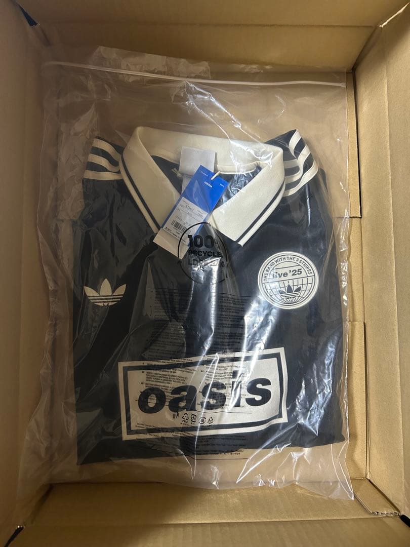 日本限定 adidas oasis LIVE 25 ジャガードジャージ M