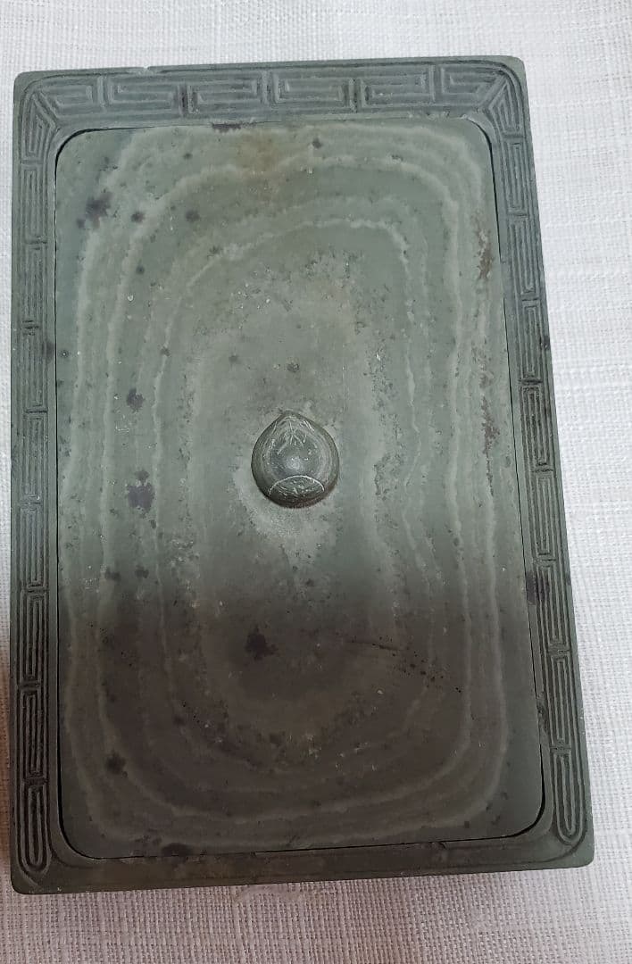 中国端溪硯/ 古い硯/ 青色硯 硯