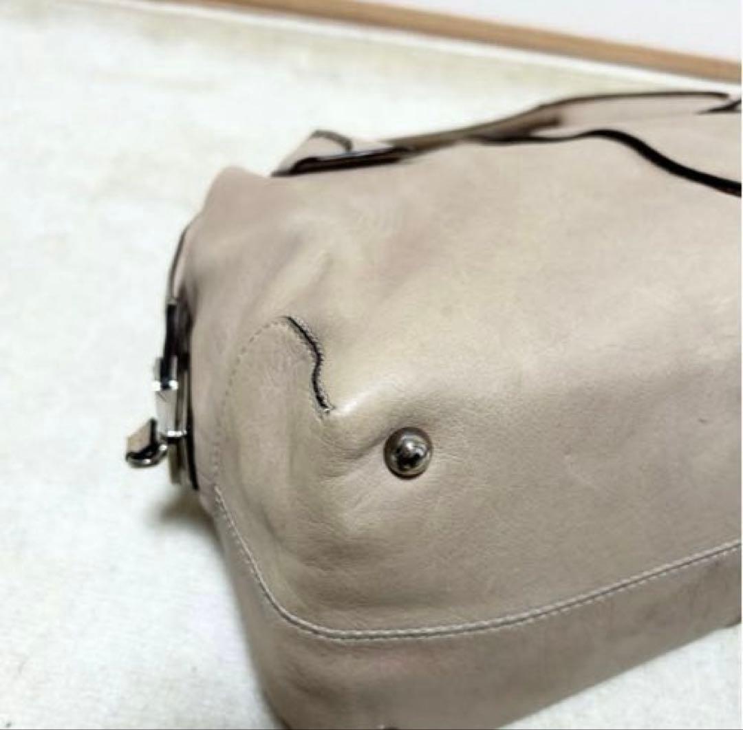 美品　トッズ　TOD'S Dスタイリングバッグ　ベージュ
