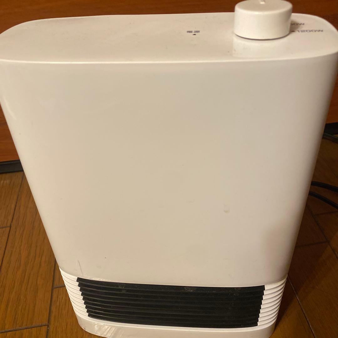 ホワイト セラミックファンヒーター