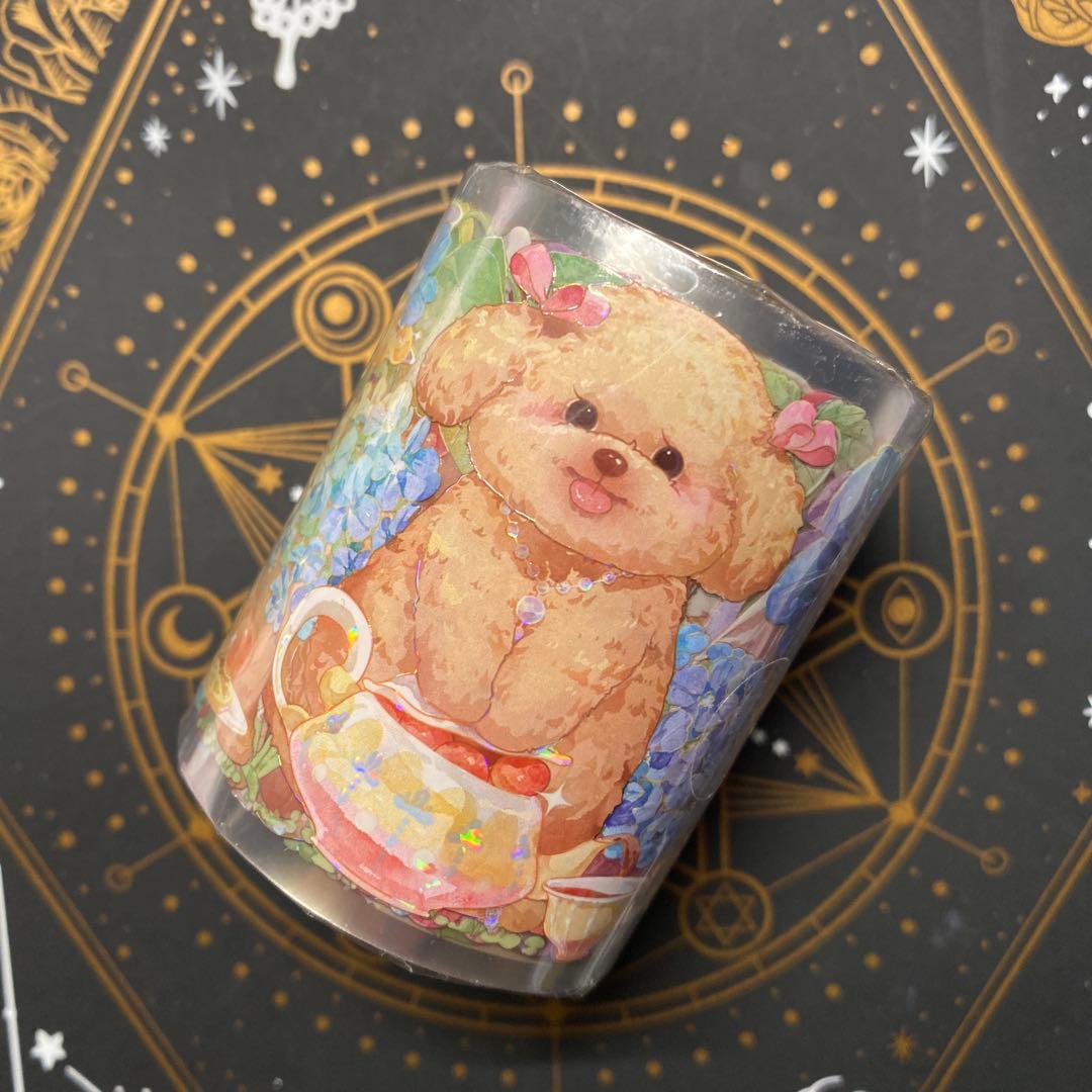 【G1】海外 10m巻　貝殻光マスキングテープ　お花系/動物系/装飾系/背景系