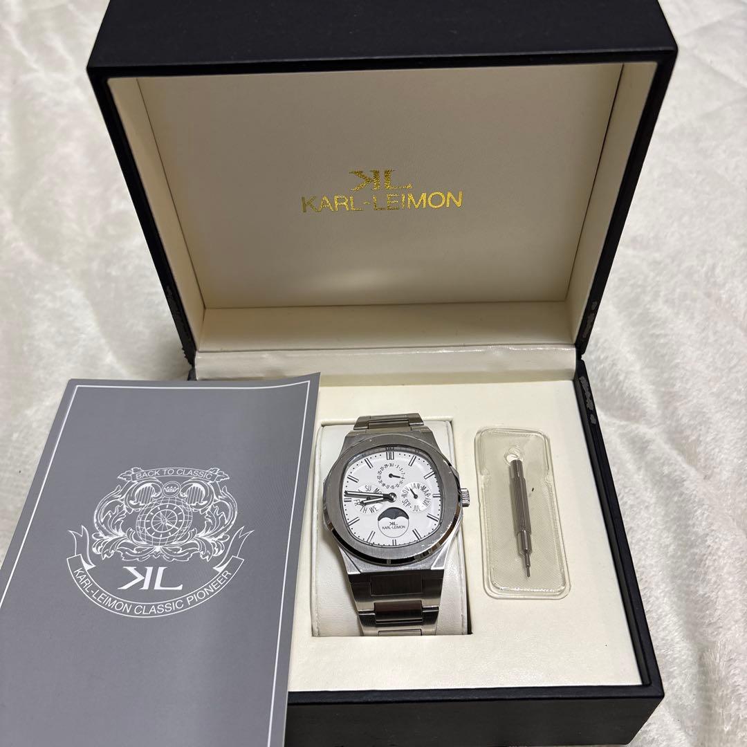 稼働中 karl-leimon マジェスティ カルレイモン 白文字盤