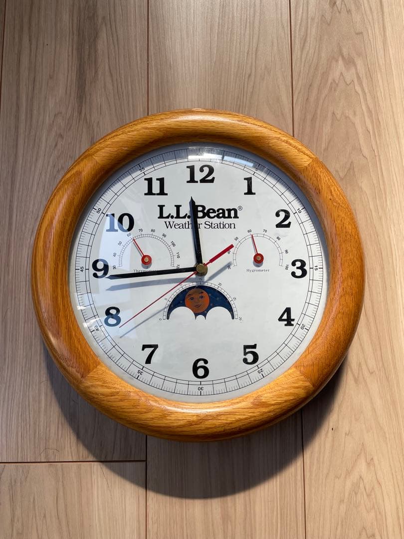L.L.Bean Weather Station 木製天気時計