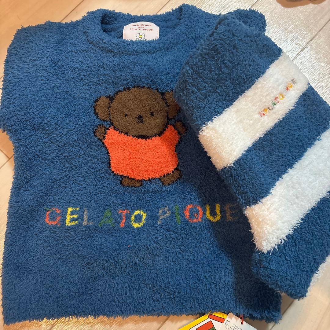 ジェラートピケ　ブルーナ　ルームウェア　パジャマ　ミッフィー