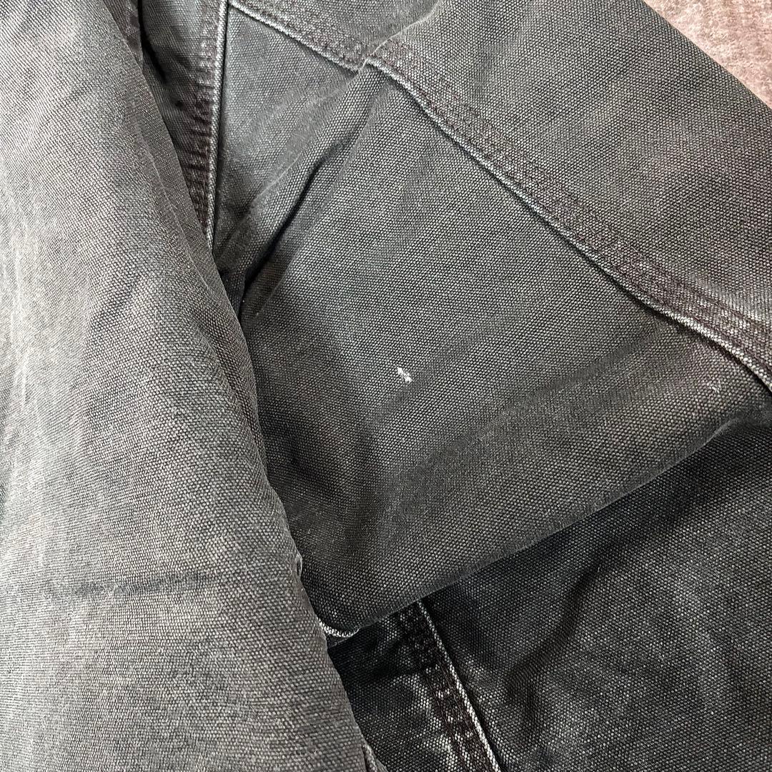 Carhartt デトロイトジャケット 希少グリーン 刺繍デザイン 雰囲気抜群