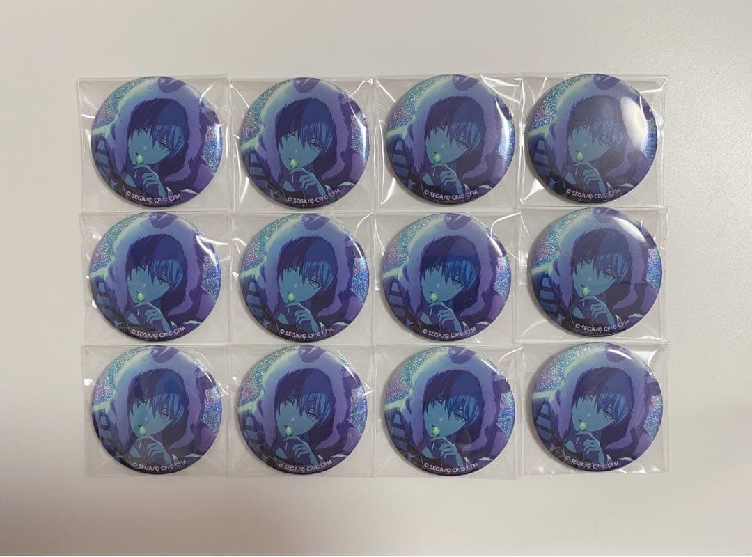 プロセカ 青柳冬弥 グリッター缶バッジ 10C