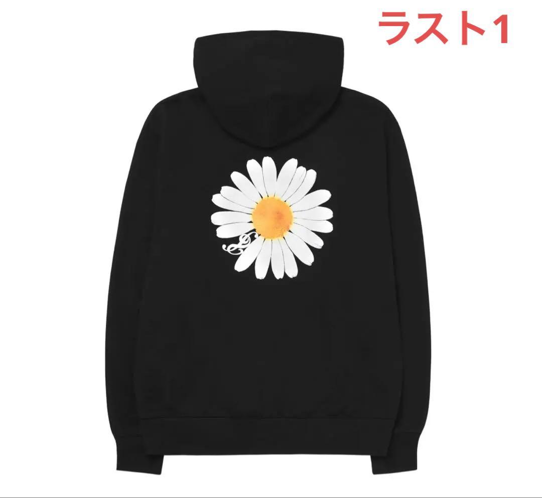 PEACEMINUSONE MAMA XL ブラック フード付きジップアップXL