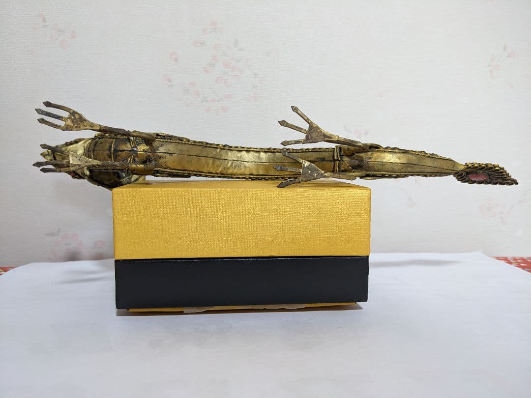 ♦中国 景泰藍？琺瑯彩 龍 置物飾り 七宝焼 古玩 古美術品 美術品 骨董品