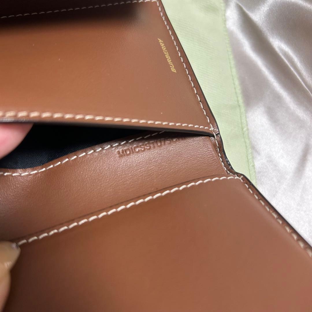 バーバリー BURBERRY 財布 ウォレット ブラウン ベージュ ほぼ未使用