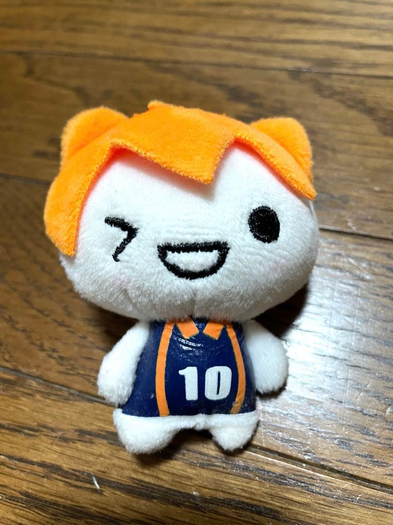 【激レア】ハイキュー かおもじねこ バレー マスコット BC ぬいぐるみ 日向