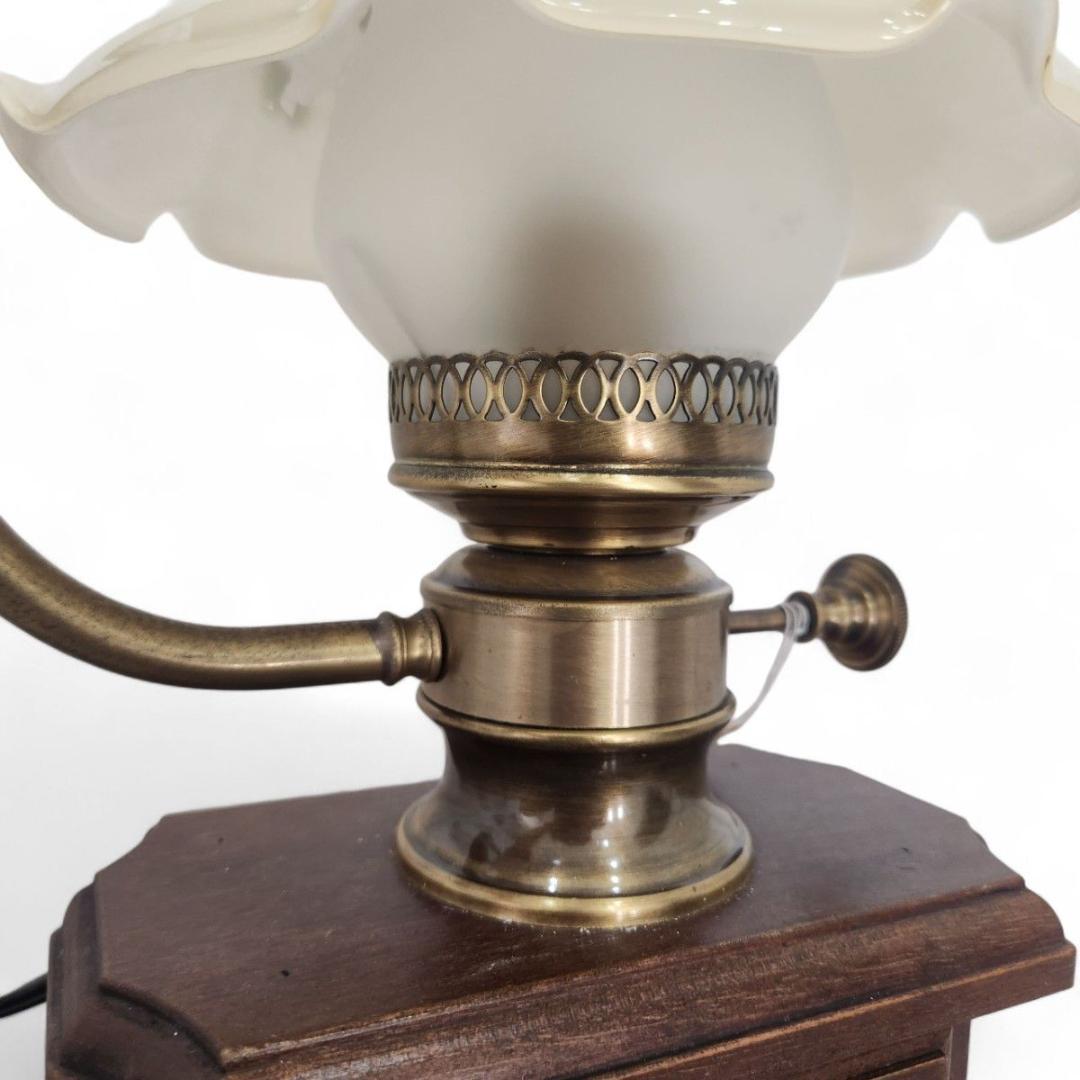 美品 vintage Made in Italy 卓上ランプ 薔薇 小物入れ付き