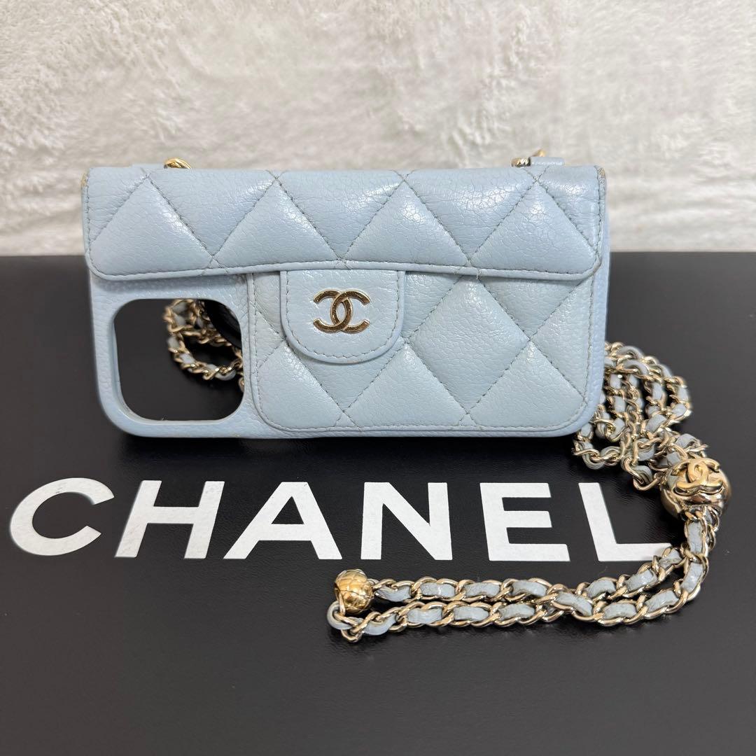 シャネルCHANEL iPhone14 15 16pro ケース マトラッセ