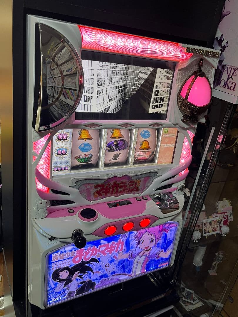 5号機 まどマギ パチスロ 不要 まどかパネル付き 実働品 超人気機種♪
