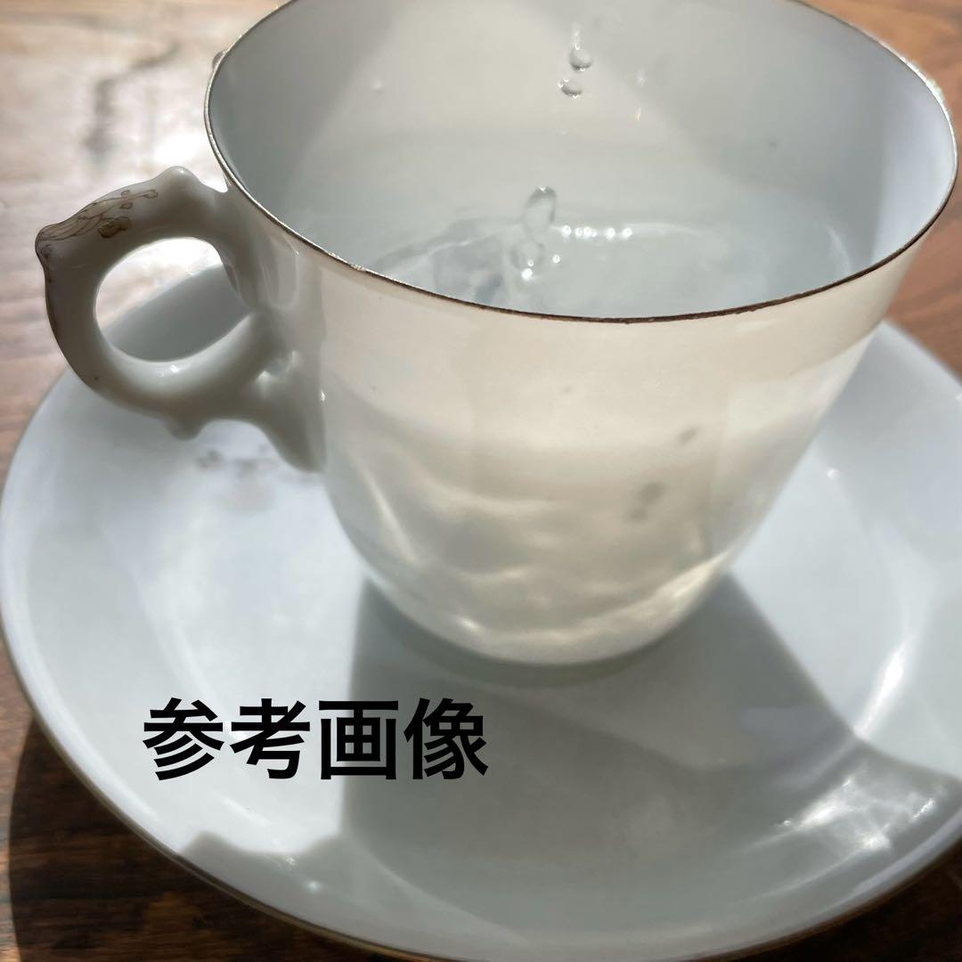 横浜焼 井村製 明治 輸出手 アンティーク カップ＆ソーサー1客  業平東下り図