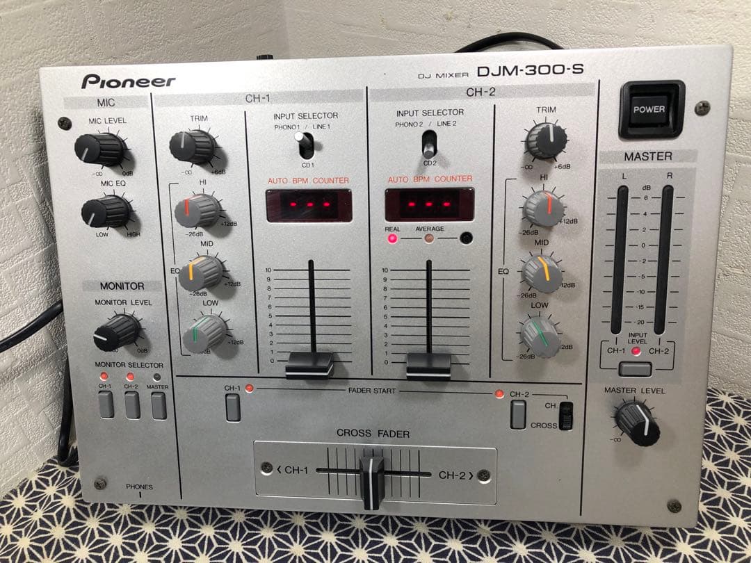 pioneer dj パイオニア　DJM-300 銀 フェーダーメンテナンス