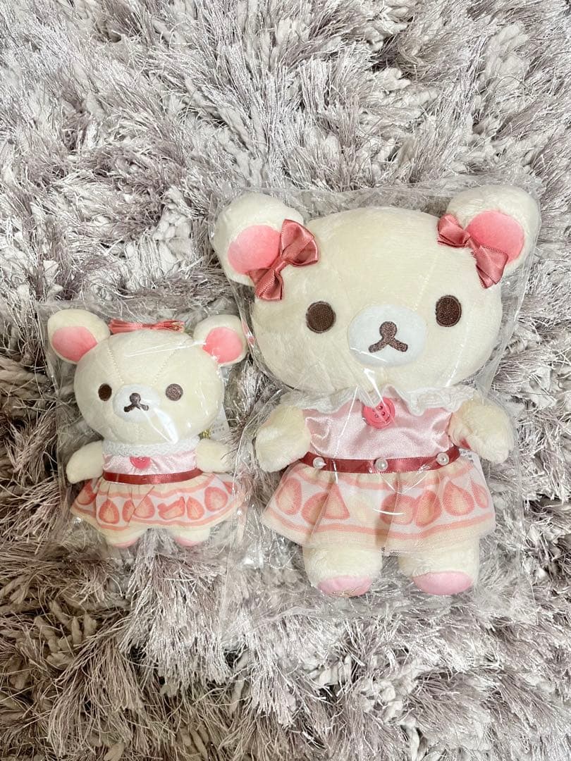 コリラックマストア ぬいぐるみ ぶらさげぬいぐるみ いちご ショートケーキ