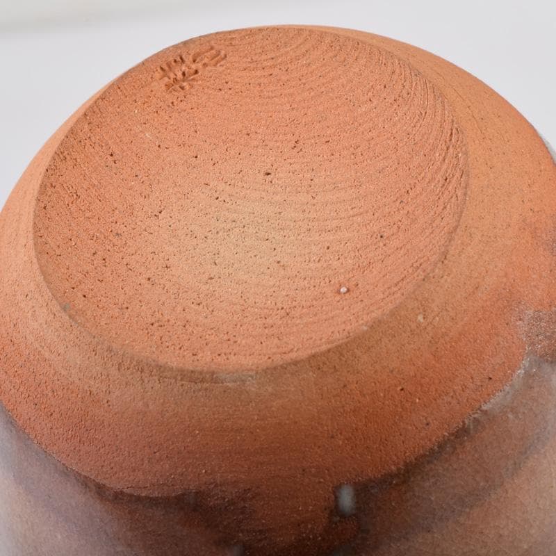 ココ　萩焼　大谷桂仙作　茶入　仕覆付　紫野　小堀卓巌極め箱　V　7381