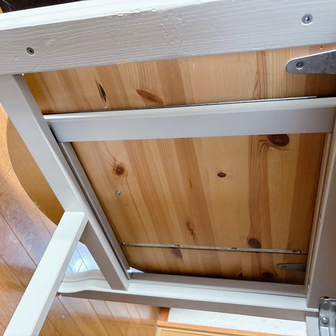 くめこ様リクエスト品】IKEA GAMLEBY ゲートレッグテーブル 伸縮式