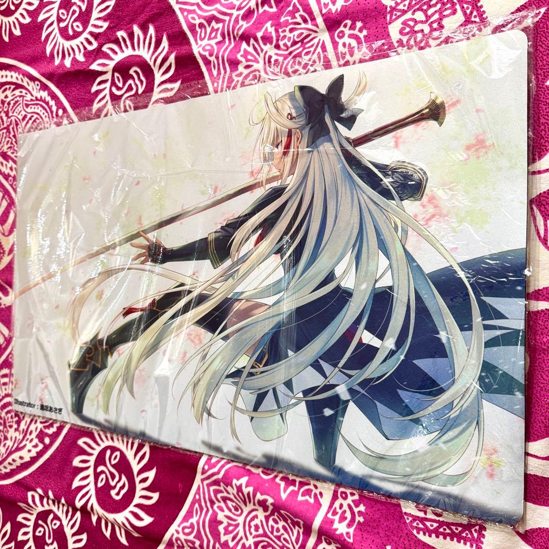 【梱包フィルム破れ】FGO Fate 沖田オルタ 沖田総司 白詰草 プレイマット