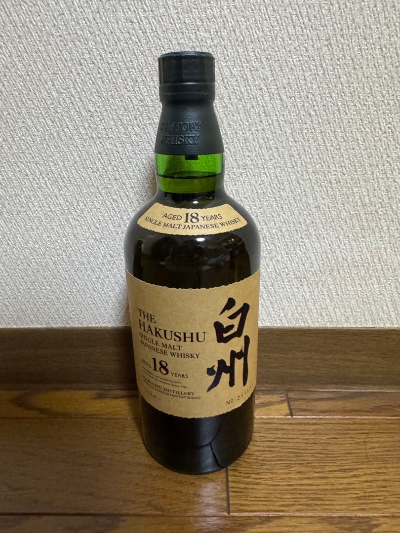 白州 18年 シングルモルトウイスキー箱無