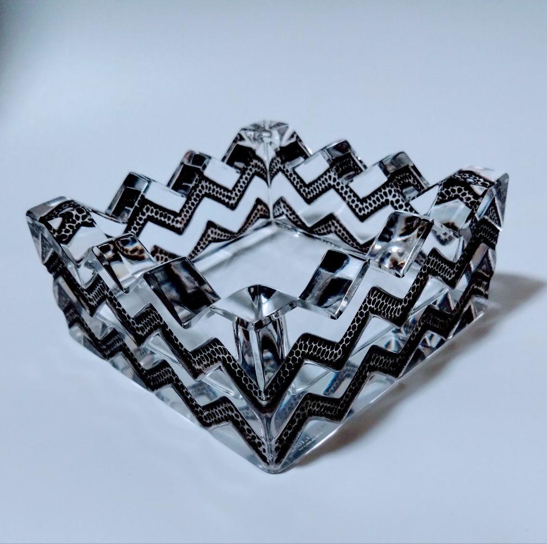 ルネ　ラリック　R LALIQUE SOUDAN アッシュトレイ　パチネ彩色