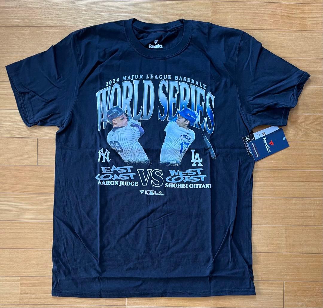 【現地購入・限定デザイン】“激レアWS記念”大谷&ジャッジ新品TシャツLサイズ
