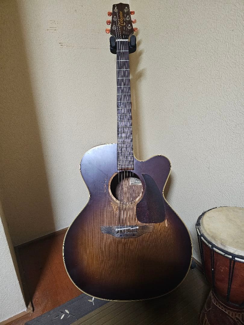 極鳴 長渕剛 タカミネ NPT-012 エレアコ アコギ 未使用プリアンプ付