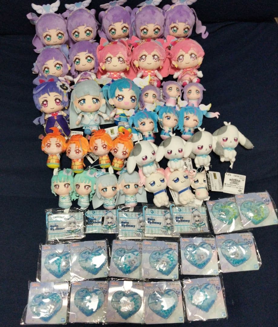 プリキュア　ぬいぐるみ　ポーチ　チャームまとめ売り