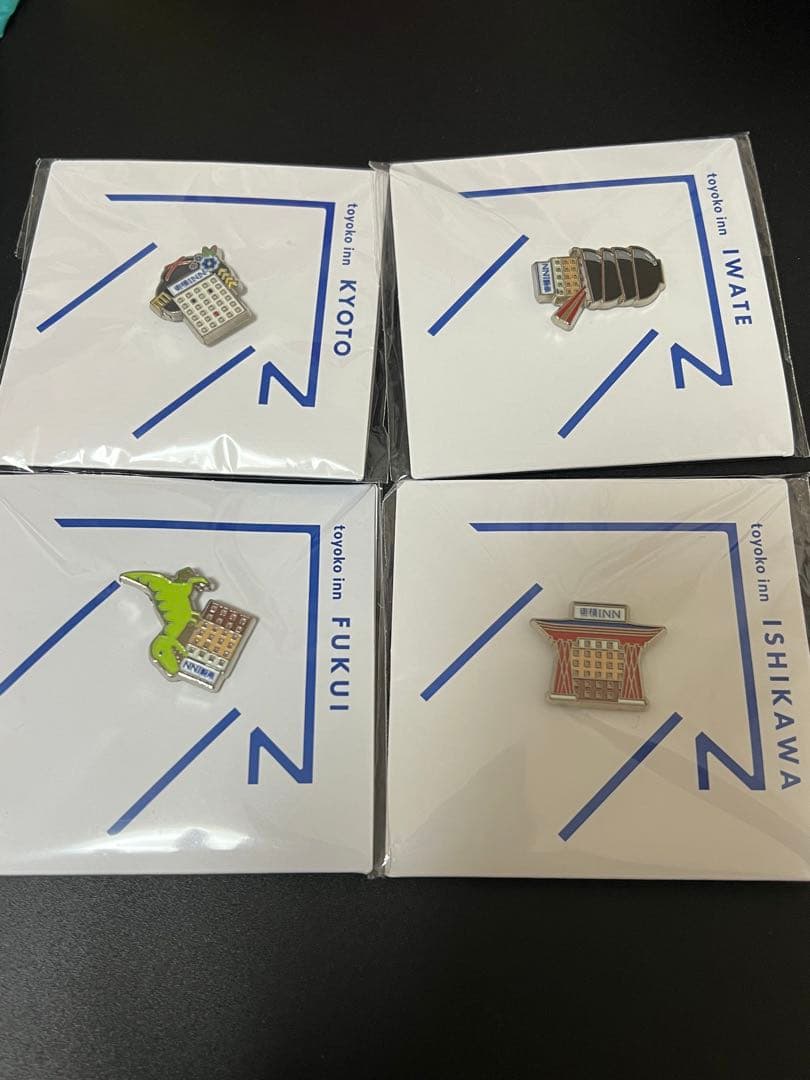 東横イン　ピンバッジ4個セット