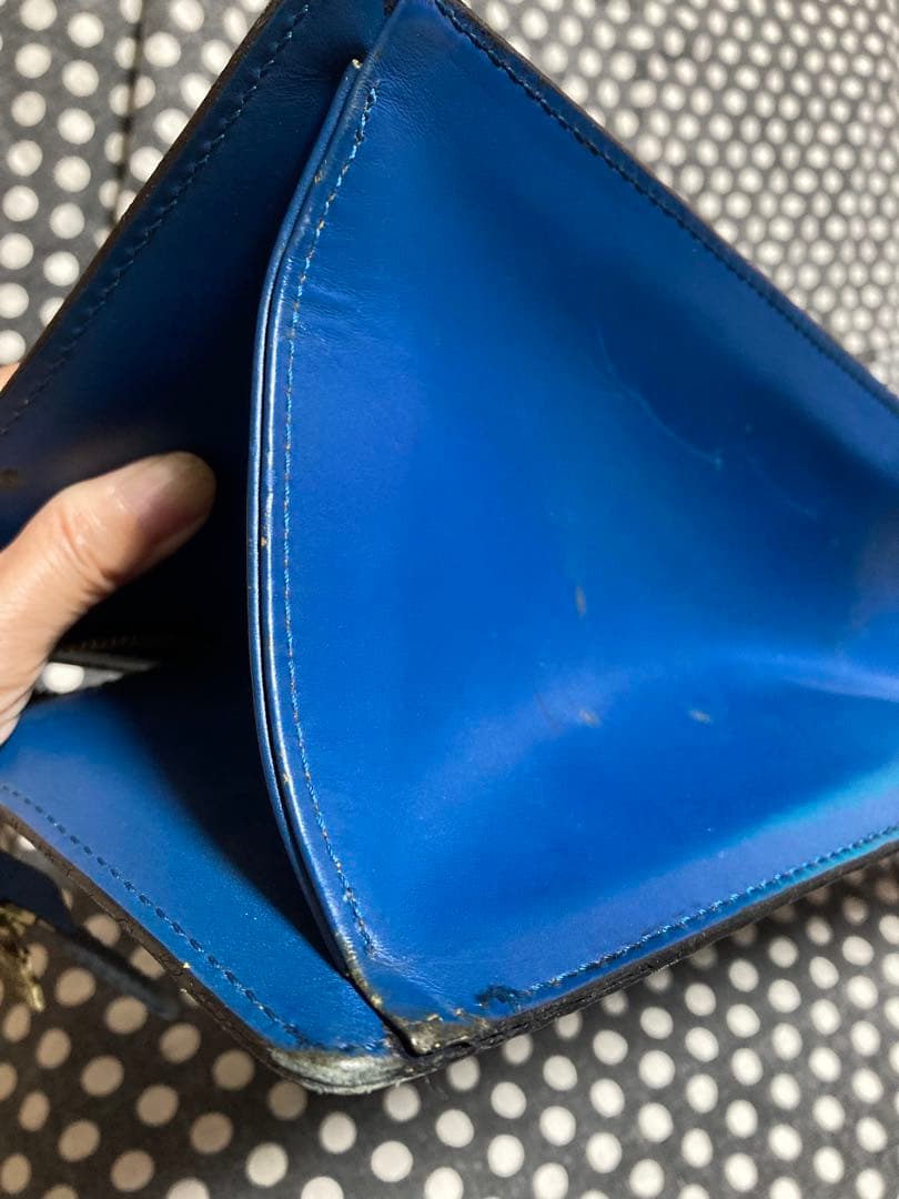 【LOUIS VUITTON】ハンドバッグ　サック トリアングル　エピ　ブルー