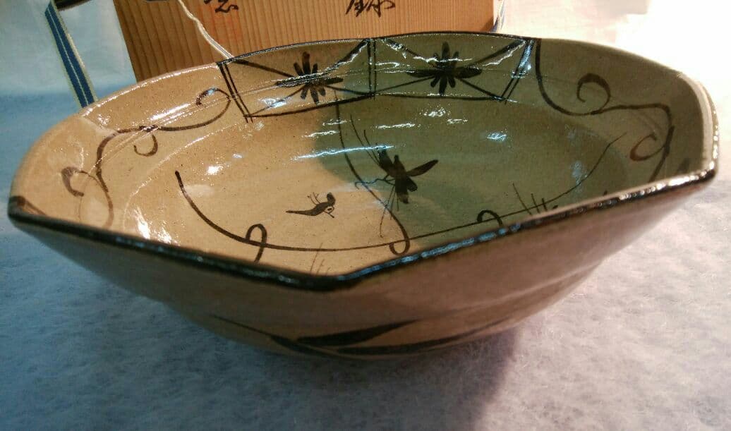 絵唐津　浅鉢
