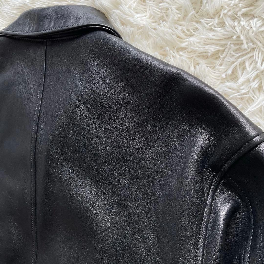 未使用級✨schott レザートラッカージャケット　ライダース　ラムスキン　M