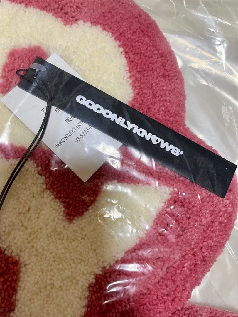 GOD ONLY KNOWS 岩田剛典　マット ロゴ ラグ　LOGO RUG