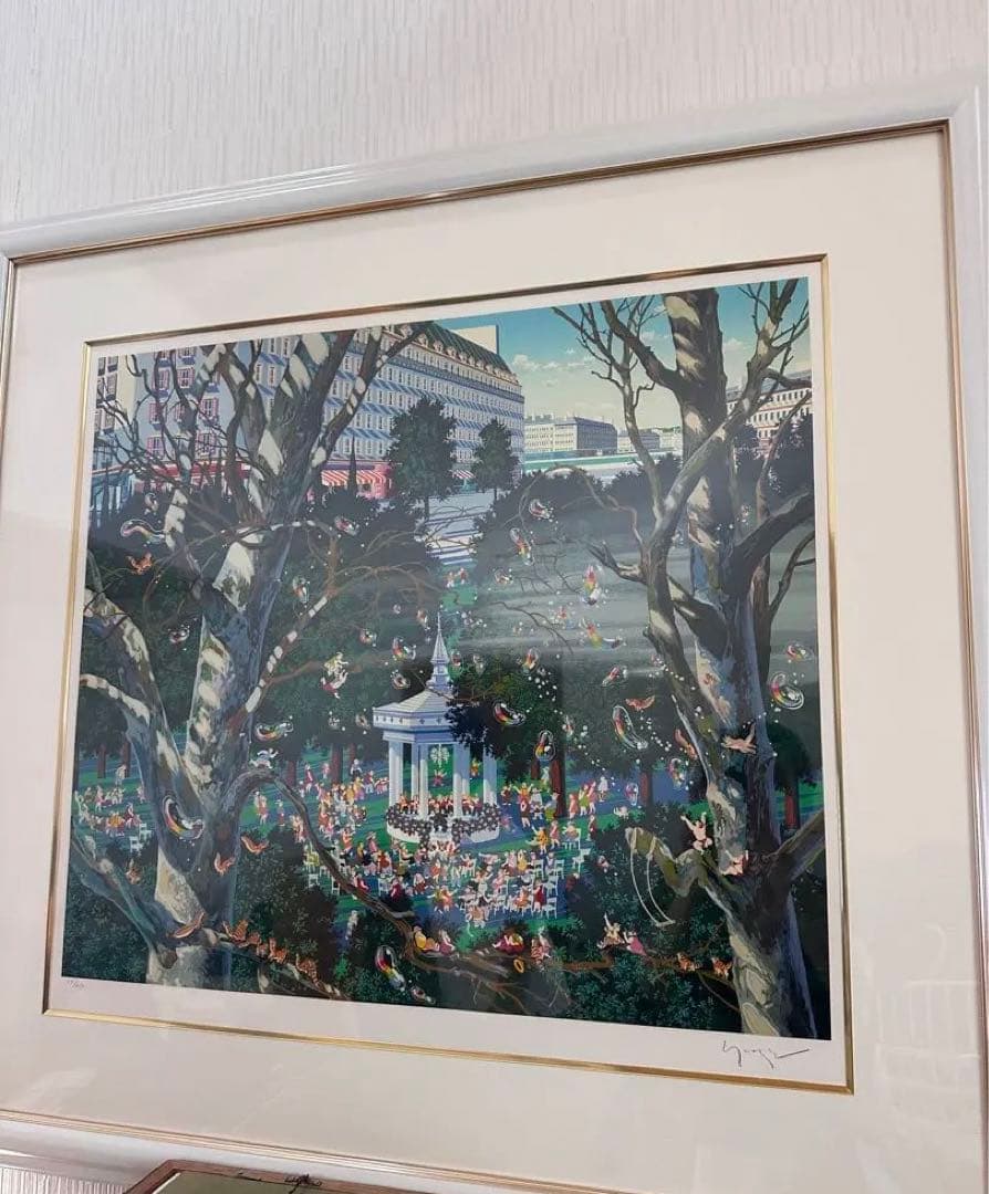 「子供達の音楽会」ヒロヤマガタ　現代アート 絵画