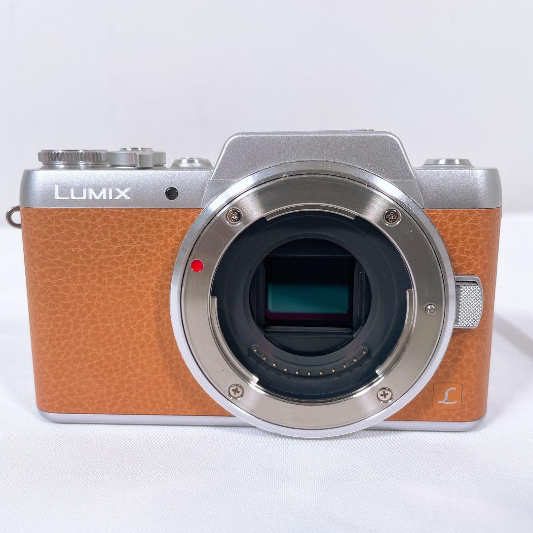 【美品】 Panasonic ミラーレス一眼 DMC-GF7W-T