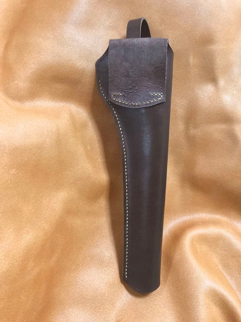 ルガーP08 8インチ用左利きレザーホルスター No.673