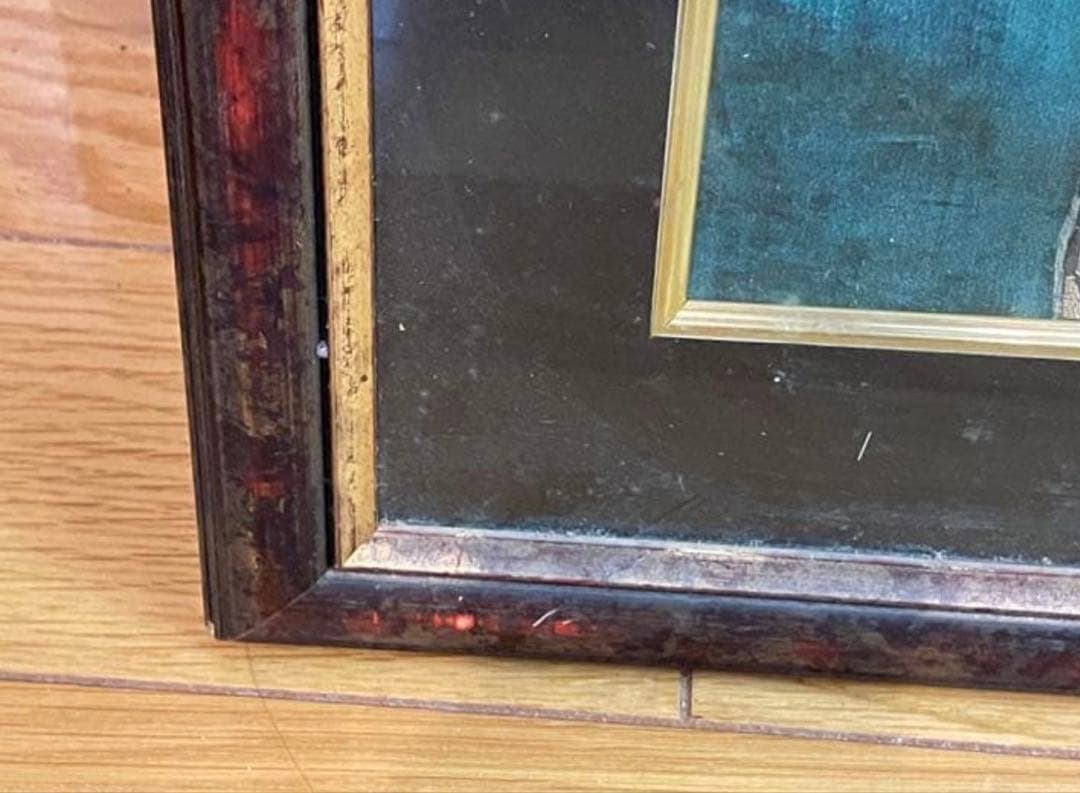 グスタフ・クリムト　バウアーの肖像 レプリカ　難あり