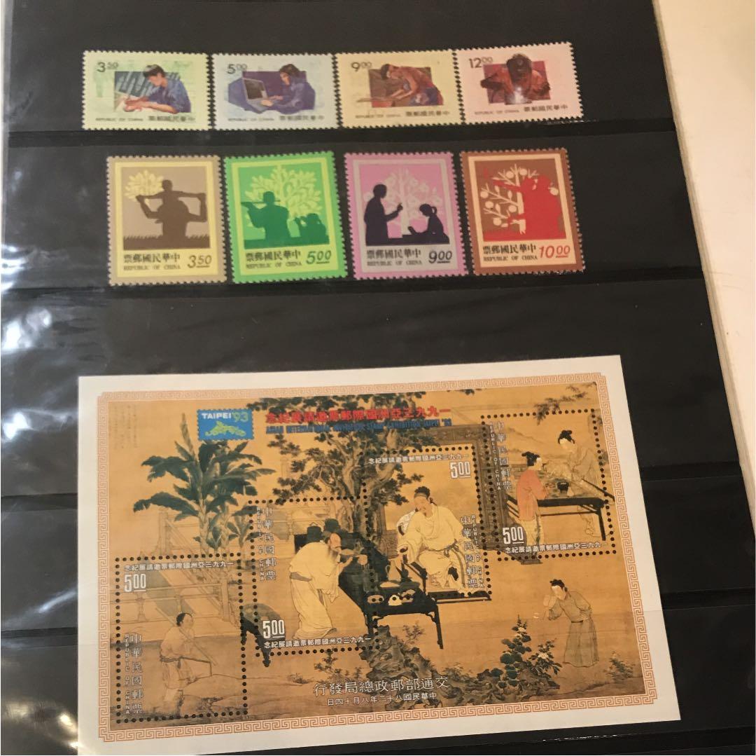 中国切手セット  4シート分