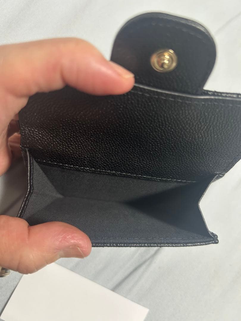 シャネル　三つ折り財布　マトラッセ　極美品　ほぼ付属品有り