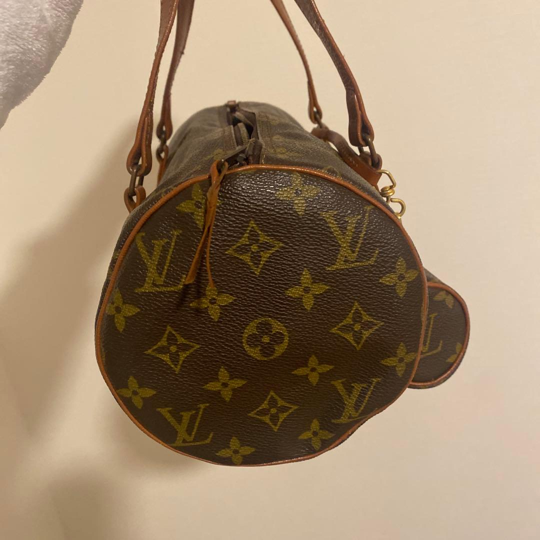 Louis Vuitton ブラウン ハンドバッグ ミニポーチ付き