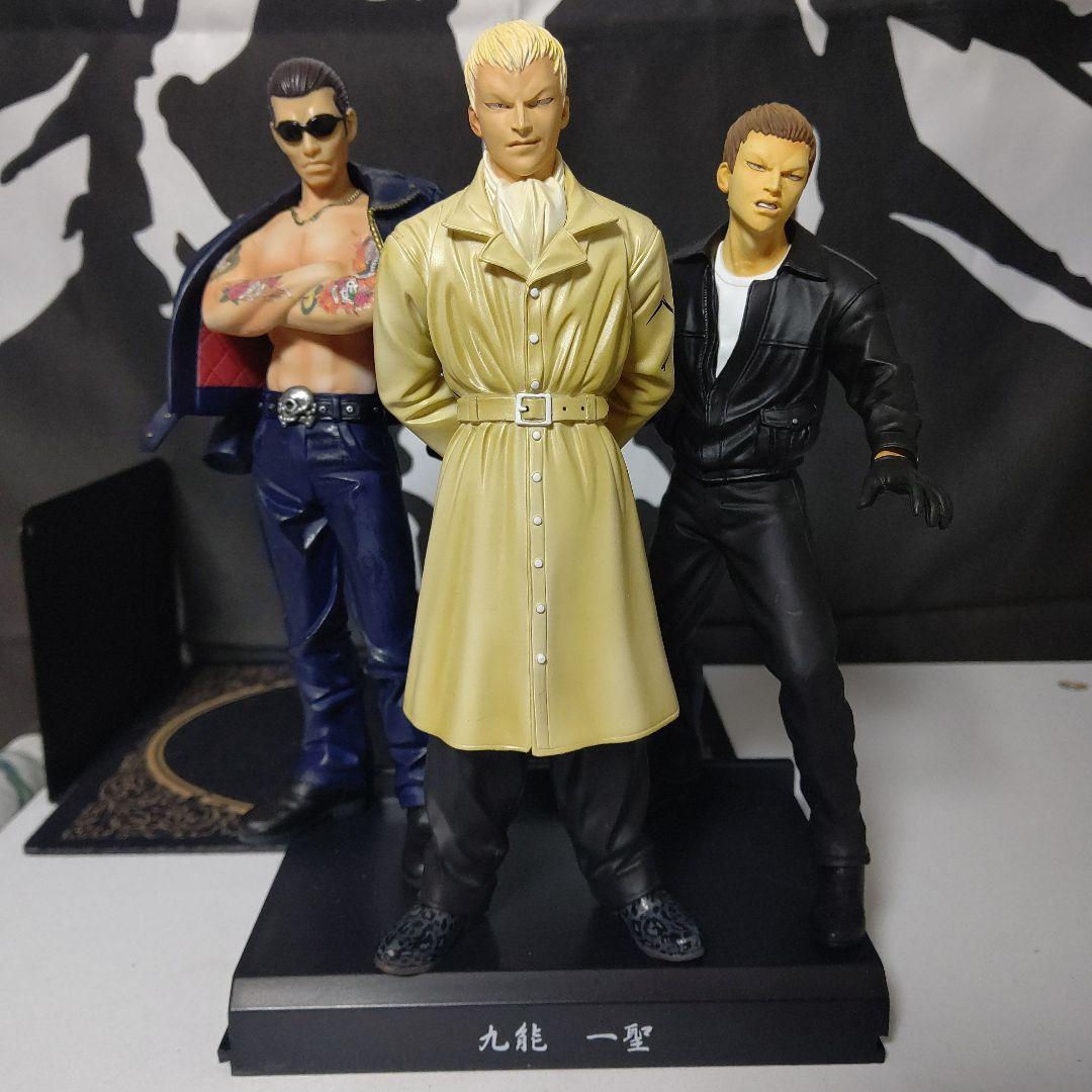 九能三兄弟　九能一聖　九能秀臣　九能龍信クローズフィギュア3体セット