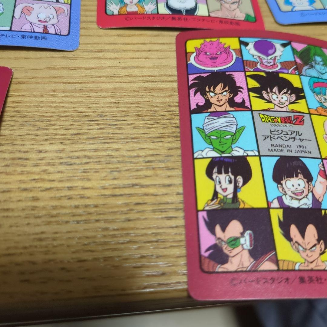 当時物ドラゴンボール ビジュアルアドベンチャーカード19種セット（キラ1枚有り）