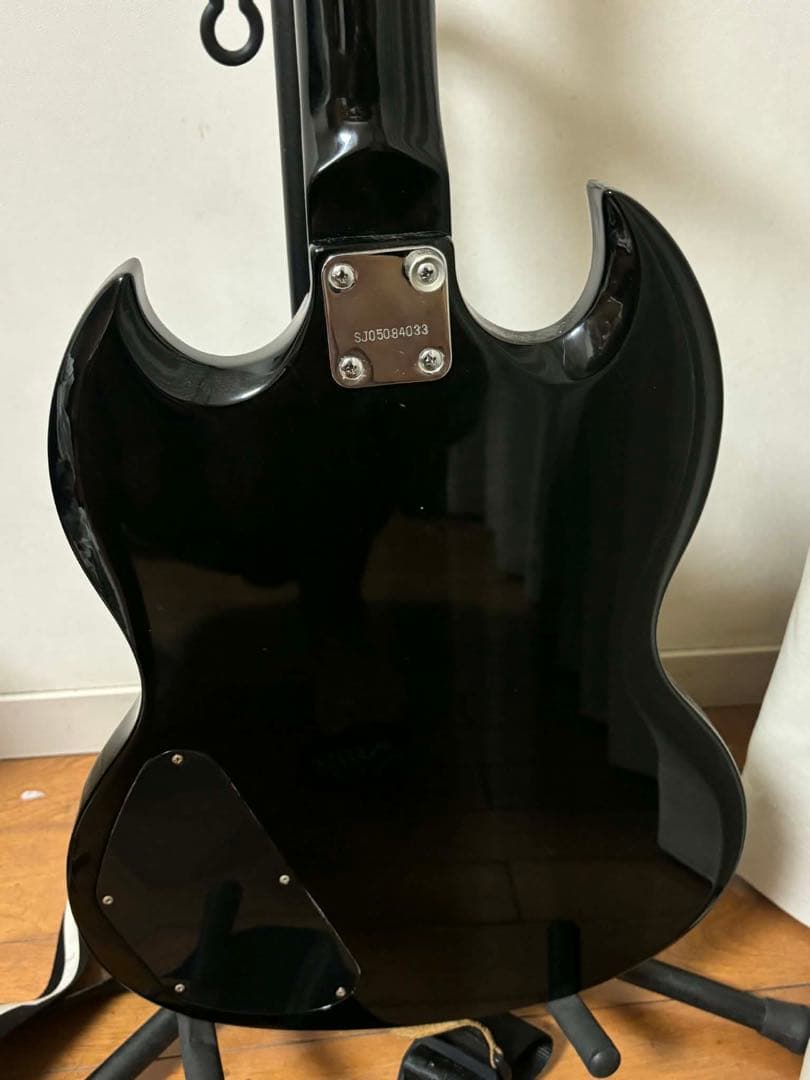 Epiphone エレキギター ブラック 悪魔デザイン