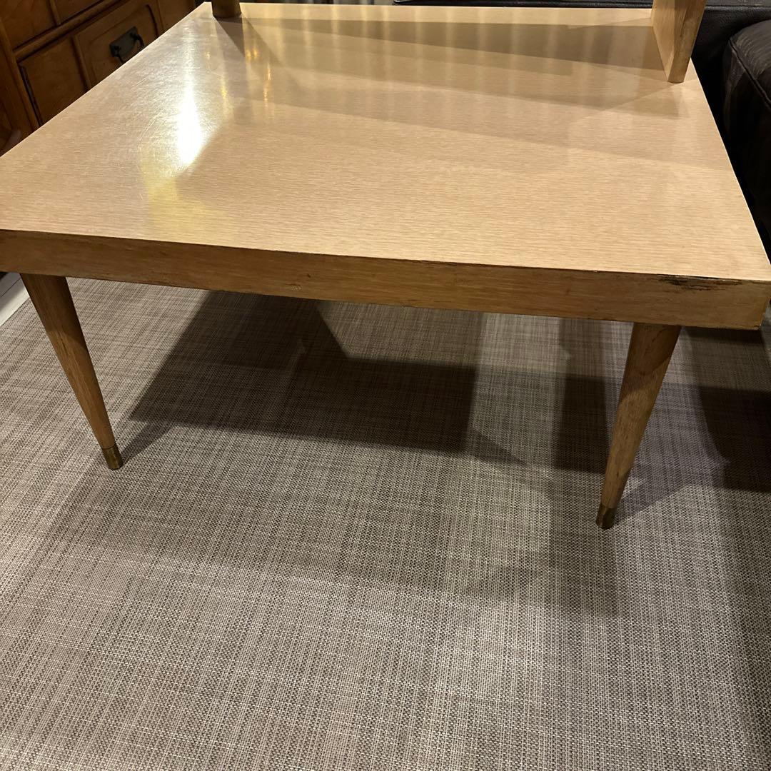 アメリカ製　50s マガジンラックテーブル ステップエンドテーブルセット