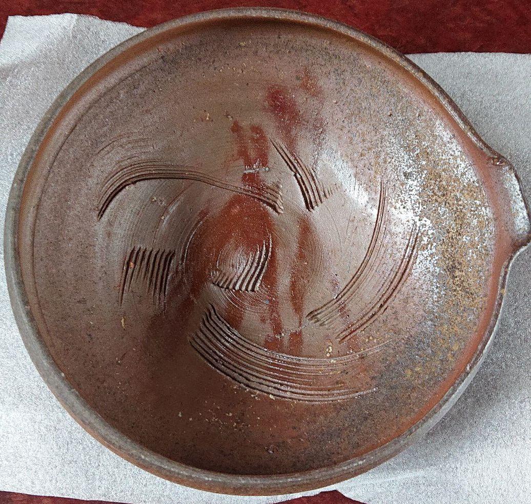 作家物・備前焼中村真作備前片口☆(箱なし)