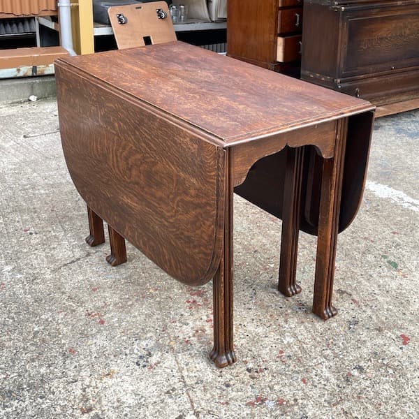 アンティーク　ゲートレッグテーブル　バタフライテーブル　猫足　ダイニング