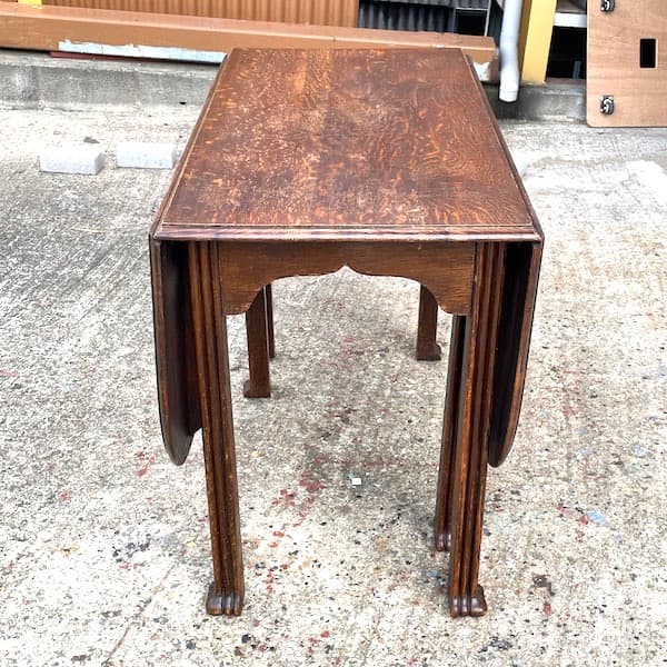 アンティーク　ゲートレッグテーブル　バタフライテーブル　猫足　ダイニング