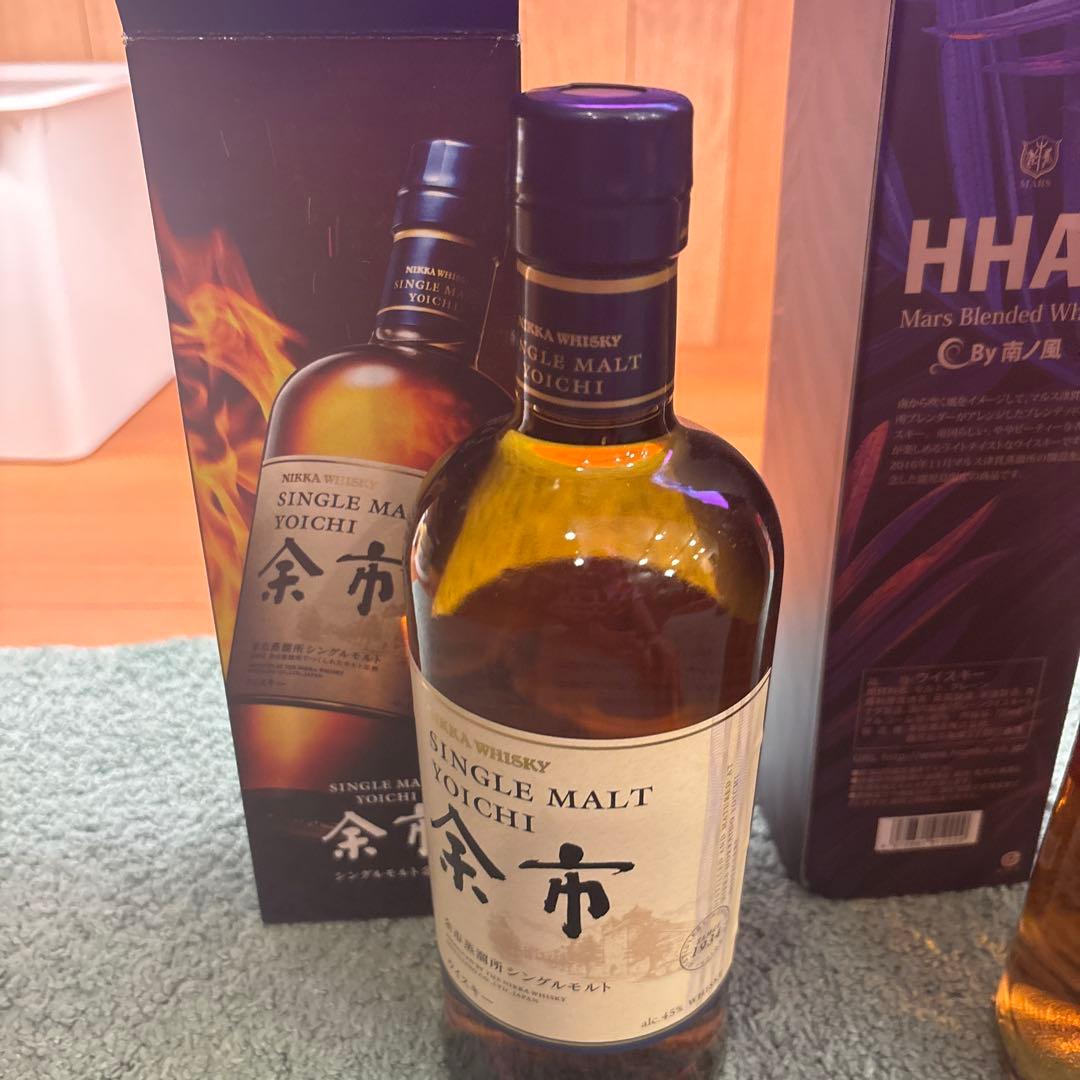 余市 & HHAE ＆デュワーズJapaneseスムース限定販売ウイスキーセット